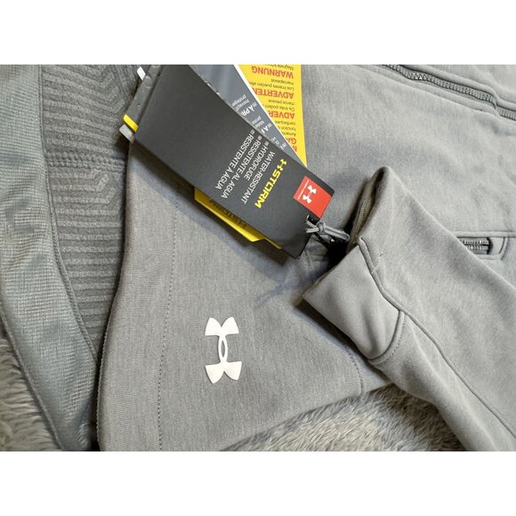 Under Armour Women's XS UA ColdGear® Dobson Softershell Gray New Jacket Full zip - Picture 2 of 9